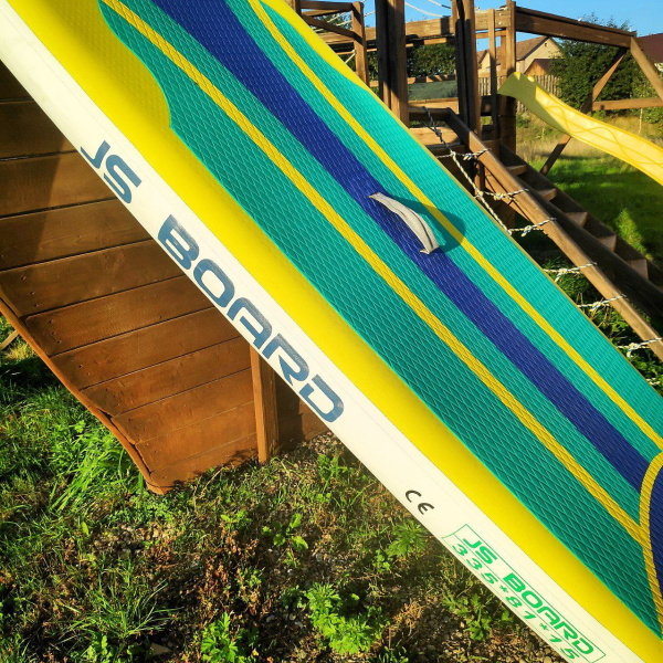 Надувная доска для sup-бординга (Сапборд) надувной JS Board 335х81х15 см (грузоподъемность до 150 кг)